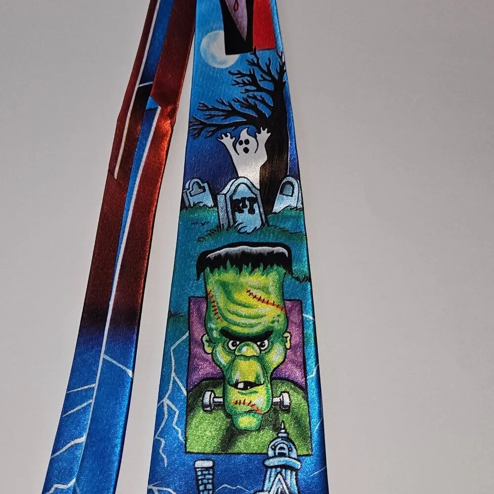 Rubie's Costume Halloween Neck Tie Haunted House Frankenstein's Monster Vampire